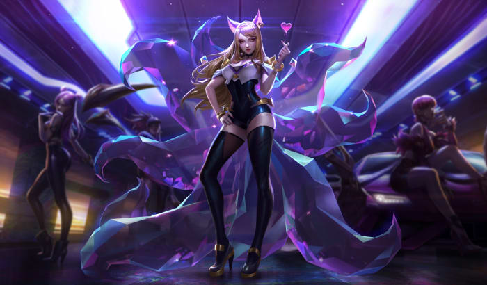 Ahri KDA splash art